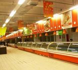 Et Dükkanı Açık Teşhir Soğutucu et Şarküteri Buzdolabı Önden Flip Cam Kapı